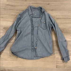 Gap jean button up